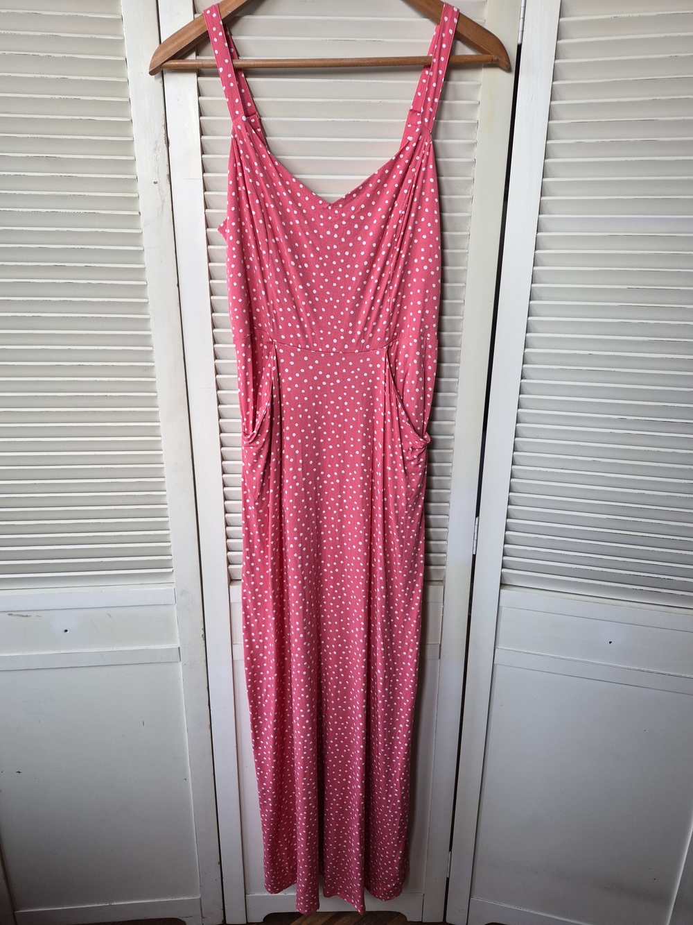 41 Hawthorn Pink Maxi Dress with Pockets Size Small